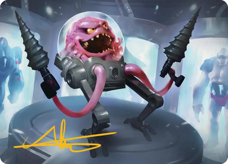 Image for Krang, Master Mind Art Card (4/54) (Gold-Stamped Signature) (4) (Teenage Mutant Ninja Turtles) - Magic: The Gathering