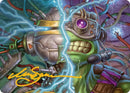 Image for Mind Transfer Protocol Art Card (Gold-Stamped Signature) (5) (Teenage Mutant Ninja Turtles) - Magic: The Gathering