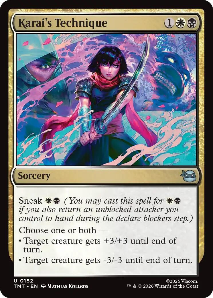 Image for Karai's Technique (152) (Teenage Mutant Ninja Turtles) - Magic: The Gathering