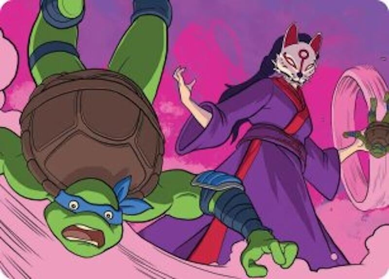 Image for Kitsune's Technique Art Card (24) (Teenage Mutant Ninja Turtles) - Magic: The Gathering