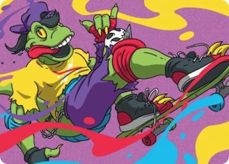Image for Mondo Gecko Art Card (26) (Teenage Mutant Ninja Turtles) - Magic: The Gathering