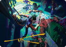 Image for Pain 101 Art Card (Gold-Stamped Signature) (6) (Teenage Mutant Ninja Turtles) - Magic: The Gathering