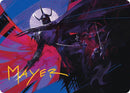 Image for Shredder's Technique Art Card (Gold-Stamped Signature) (7) (Teenage Mutant Ninja Turtles) - Magic: The Gathering