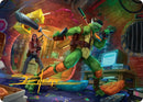 Image for Michelangelo, Game Master Art Card (Gold-Stamped Signature) (13) (Teenage Mutant Ninja Turtles) - Magic: The Gathering