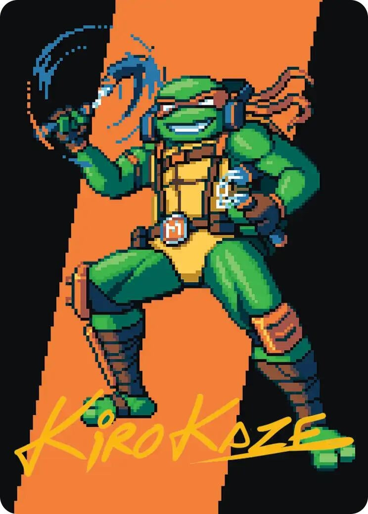 Image for Michelangelo, the Heart Art Card (Gold-Stamped Signature) (35) (Teenage Mutant Ninja Turtles) - Magic: The Gathering