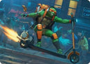 Image for Michelangelo, On the Scene Art Card (49) (Teenage Mutant Ninja Turtles) - Magic: The Gathering