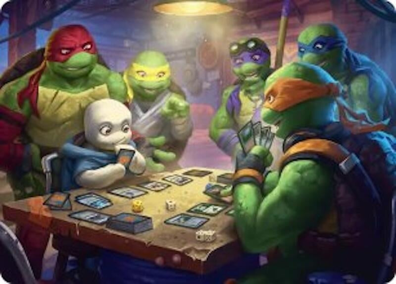 Image for Lessons from Life Art Card (14) (Teenage Mutant Ninja Turtles) - Magic: The Gathering