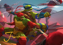 Image for Raph & Leo, Sibling Rivals Art Card (Gold-Stamped Signature) (16) (Teenage Mutant Ninja Turtles) - Magic: The Gathering