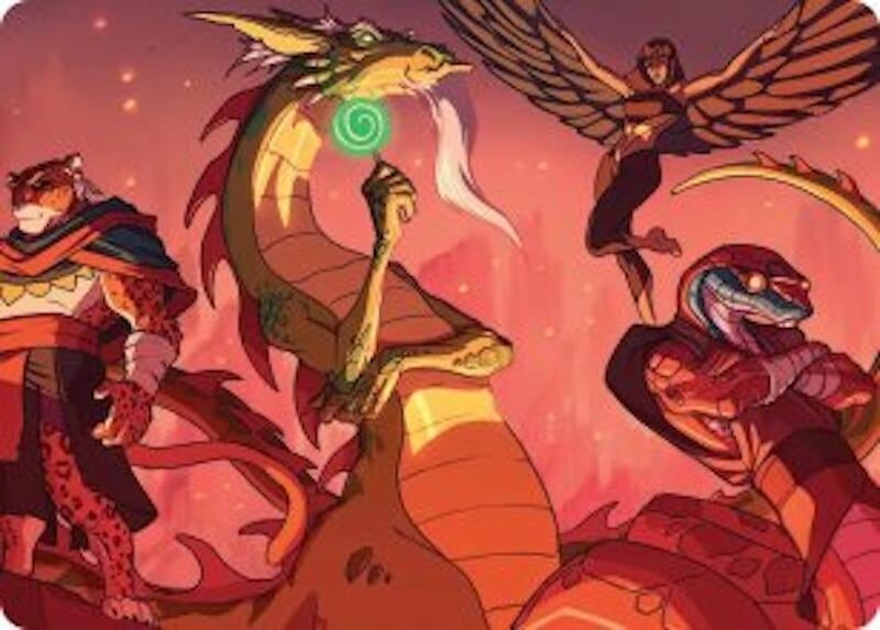 Image for North Wind Avatar Art Card (32) (Teenage Mutant Ninja Turtles) - Magic: The Gathering
