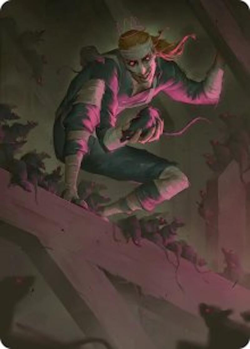Image for Rat King, the Chaosbringer Art Card (53) (Teenage Mutant Ninja Turtles) - Magic: The Gathering