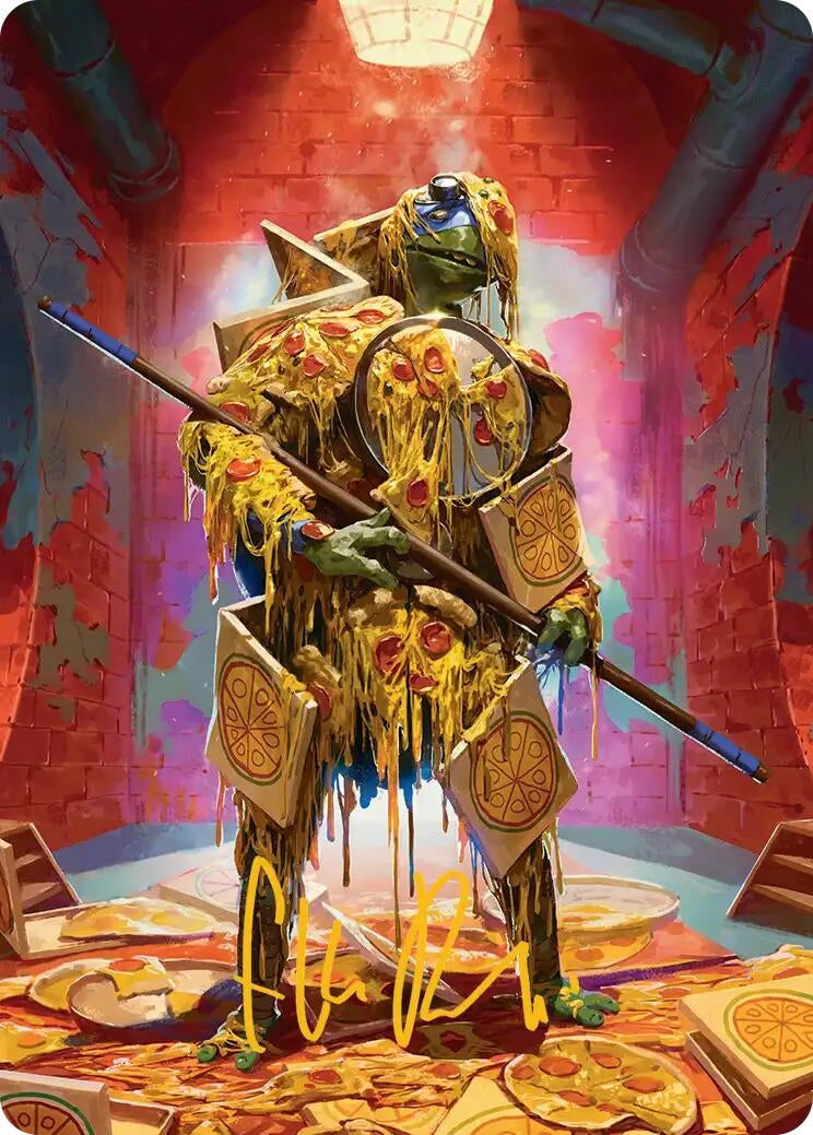 Image for Commander's Plate Art Card (Gold-Stamped Signature) (50) (Teenage Mutant Ninja Turtles) - Magic: The Gathering
