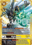 Image for Alphamon (Gold Border) (BT20-056 R) (Advanced Booster Digimon Generation) - Digimon Card Game