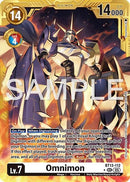 Image for Omnimon - BT13-112 (Gold Border) (BT13-112 SEC) (Advanced Booster Digimon Generation) (AD-01) - Digimon Card Game