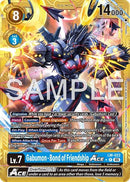 Image for Gabumon - Bond of Friendship ACE (Gold Border) (LM-022 P) (Advanced Booster Digimon Generation) (AD-01) - Digimon Card Game
