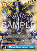 Image for MetalGarurumon (Gold Border) (BT15-101 SEC) (Advanced Booster Digimon Generation) (AD-01) - Digimon Card Game