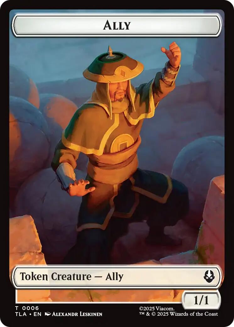 Image for Ally (0006) // Bear Double-Sided Tokens (6 // 12) (Avatar: The Last Airbender) - Magic: The Gathering