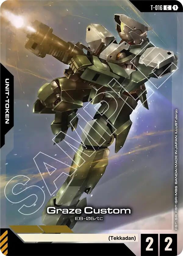 Image for Graze Custom (Premium Card Collection Gundam Assemble) (T-016) (Gundam Promotional Cards) - Gundam Card Game
