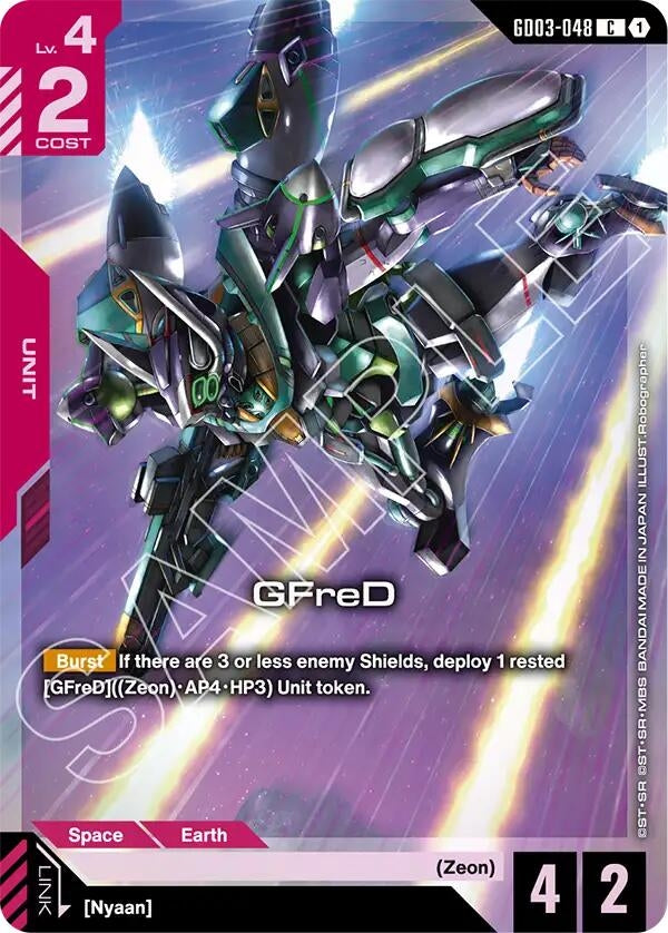 Image for GFreD (Premium Card Collection Gundam Assemble) (GD03-048) (Gundam Promotional Cards) - Gundam Card Game