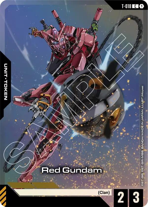 Image for Red Gundam (T-018) (Premium Card Collection Gundam Assemble) (T-018) (Gundam Promotional Cards) - Gundam Card Game