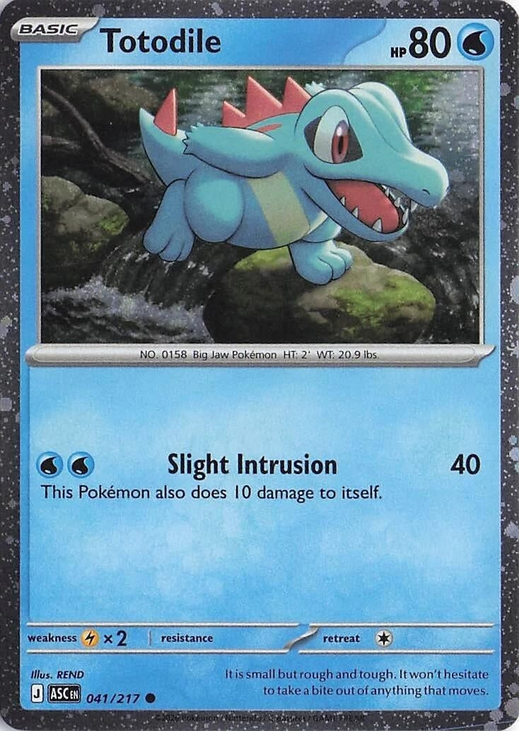 Image for Totodile (Cosmos Holo) (041/217) (Miscellaneous Cards & Products) - Pokemon