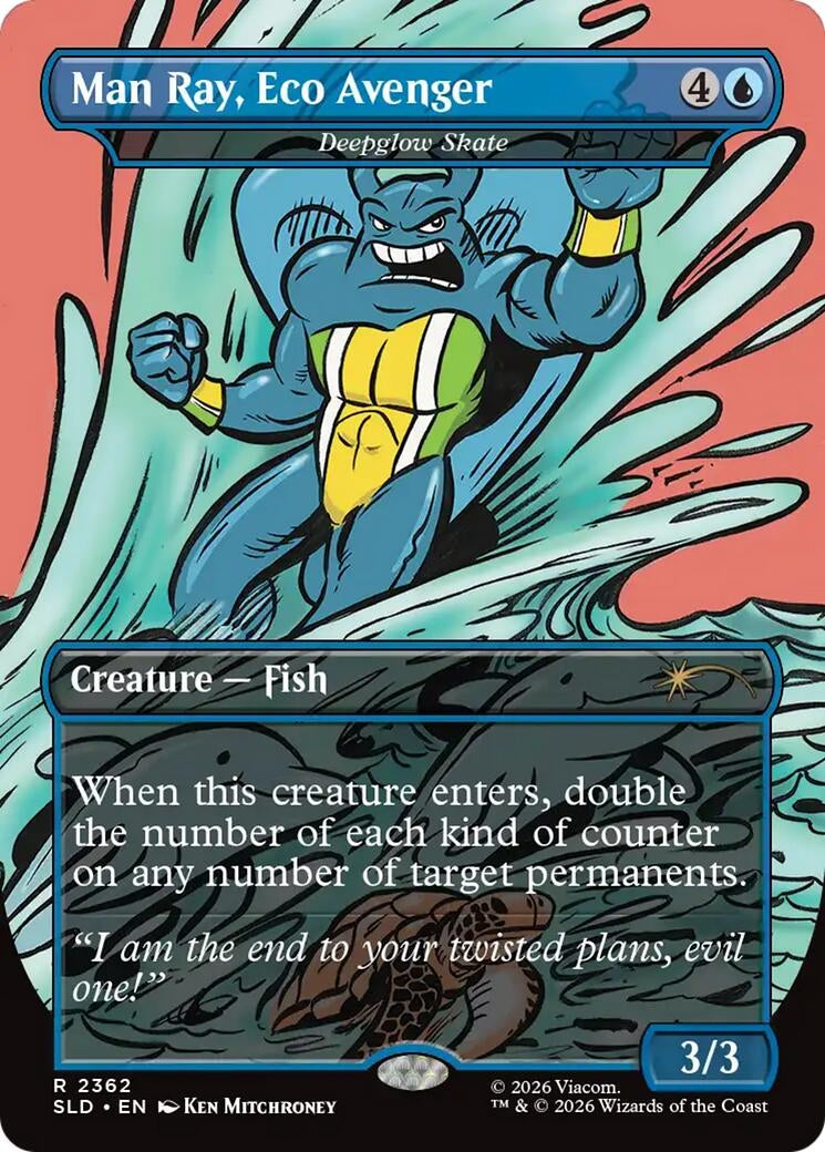 Image for Man Ray, Eco Avenger - Deepglow Skate (2362) (Secret Lair Drop Series) - Magic: The Gathering