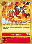 Image for Fire Rocket (Gold Border) (BT8-095 C) (Advanced Booster Digimon Generation) (AD-01) - Digimon Card Game