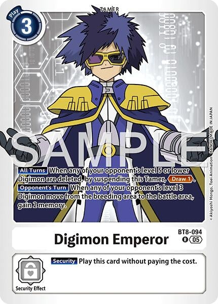 Image for Digimon Emperor (Reprint) (BT8-094 R) (Advanced Booster Digimon Generation) (AD-01) - Digimon Card Game