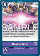 Image for Dead or Alive (Reprint) (BT7-109 R) (Advanced Booster Digimon Generation) - Digimon Card Game