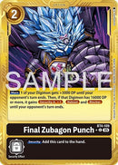 Image for Final Zubagon Punch (Gold Border) (BT4-109 C) (Advanced Booster Digimon Generation) - Digimon Card Game