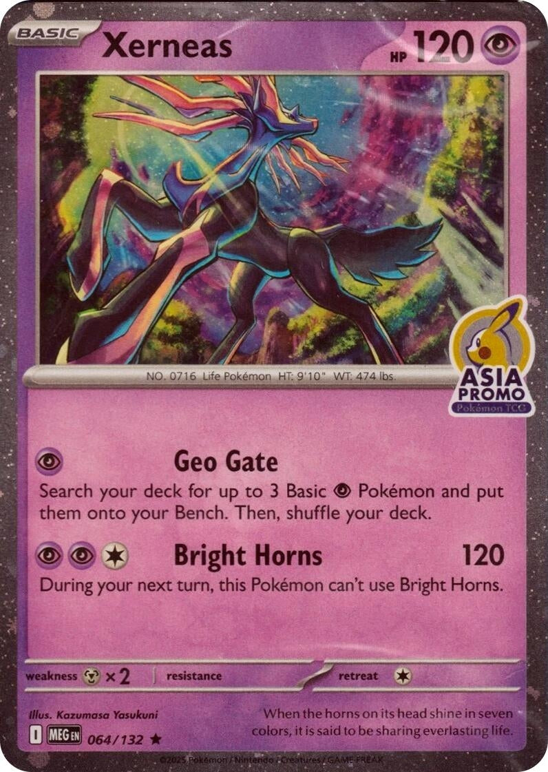 Image for Xerneas (Asia Promo) (064/132) (Miscellaneous Cards & Products) - Pokemon