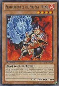 Brotherhood of the Fire Fist Rhino (LTGY-EN028) [LTGY]