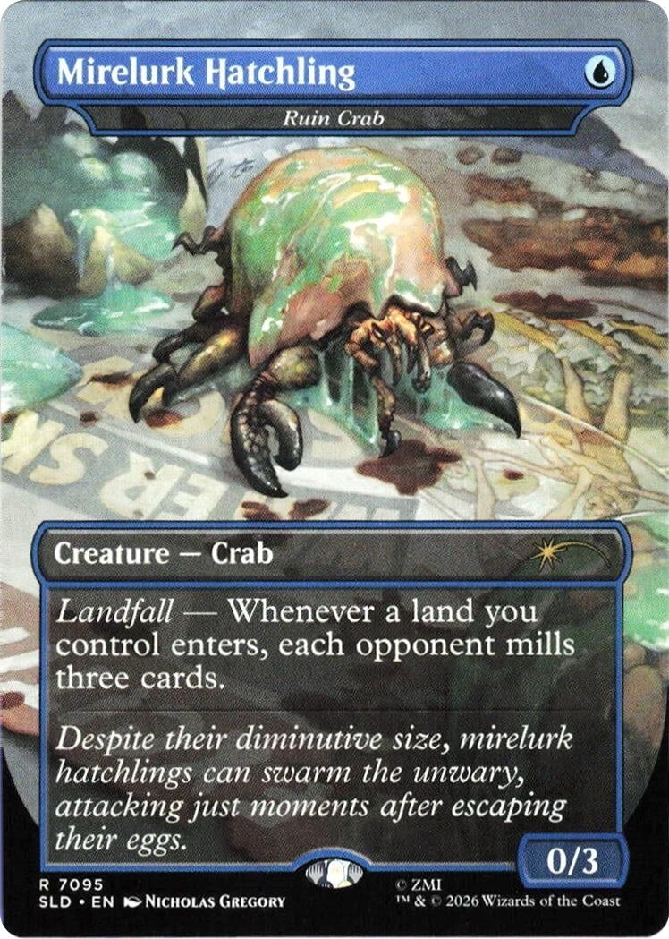 Image for Mirelurk Hatchling - Ruin Crab (7095) (Secret Lair Drop Series) - Magic: The Gathering