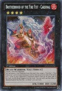 Brotherhood of the Fire Fist Cardinal (LTGY-EN054) [LTGY]