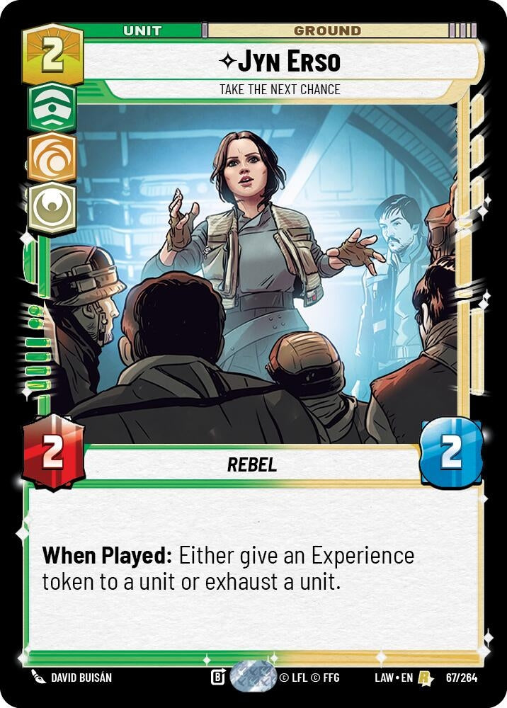 Image for Jyn Erso - Take the Next Chance (67/264) (A Lawless Time) - Star Wars: Unlimited
