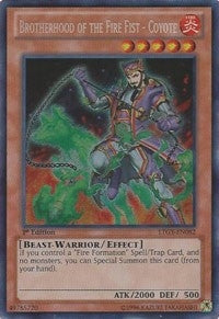 Brotherhood of the Fire Fist Coyote (LTGY-EN082) [LTGY]