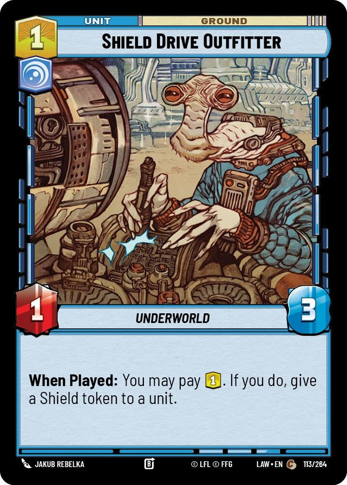Image for Shield Drive Outfitter (113/264) (A Lawless Time) - Star Wars: Unlimited
