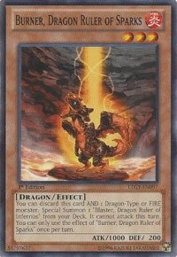 Burner Dragon Ruler of Sparks (LTGY-EN097) [LTGY]