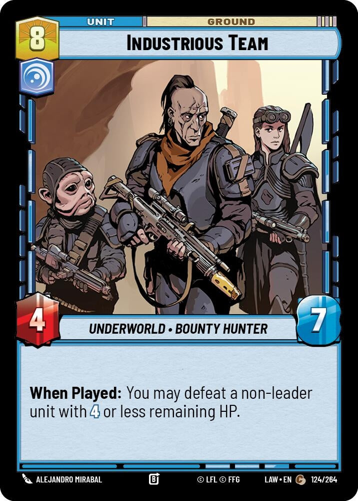 Image for Industrious Team (124/264) (A Lawless Time) - Star Wars: Unlimited