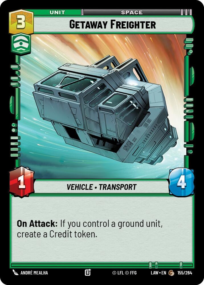 Image for Getaway Freighter (155/264) (A Lawless Time) - Star Wars: Unlimited