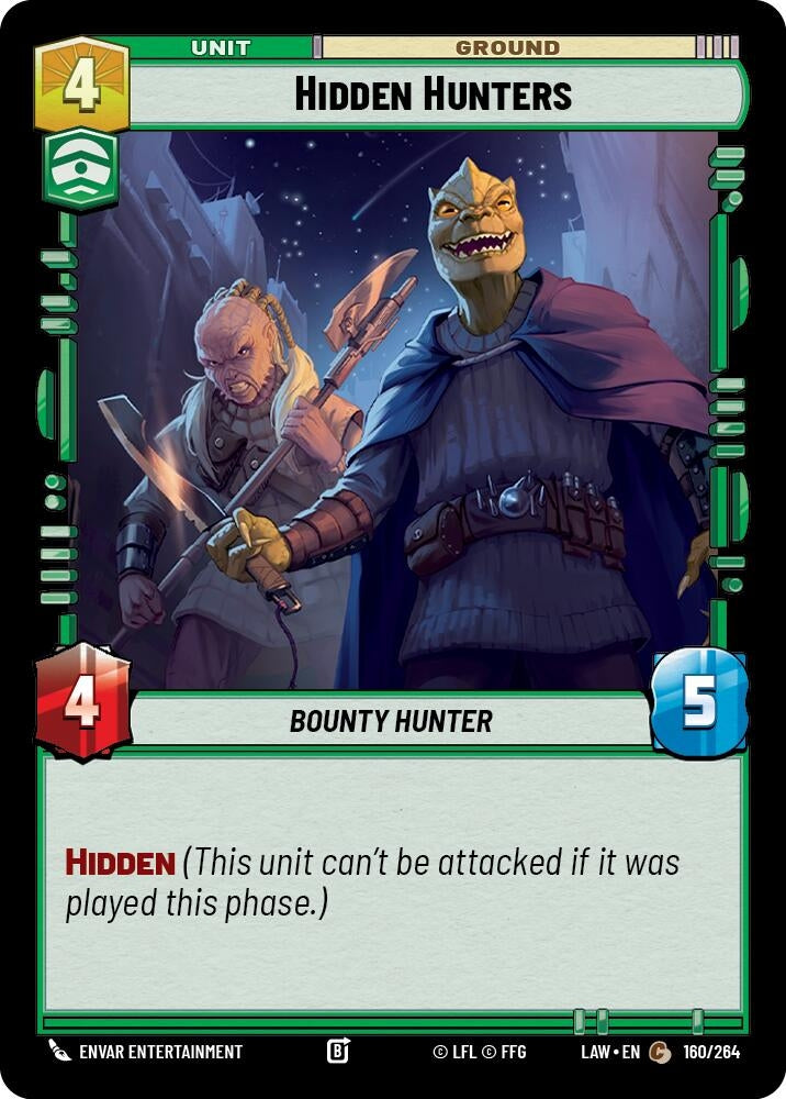 Image for Hidden Hunters (160/264) (A Lawless Time) - Star Wars: Unlimited