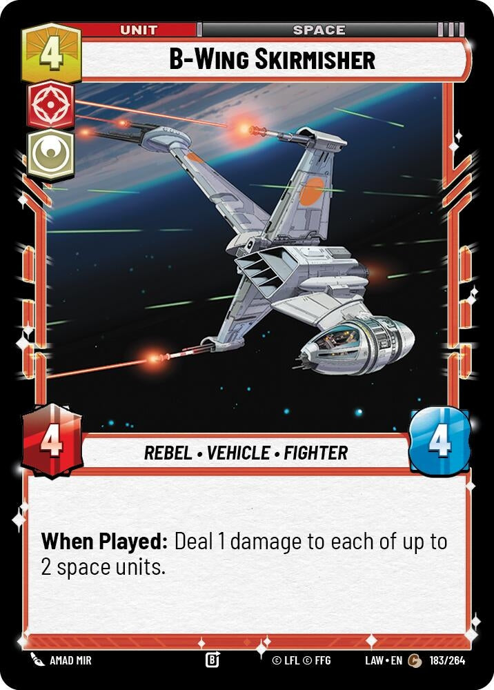 Image for B-Wing Skirmisher (183/264) (A Lawless Time) - Star Wars: Unlimited