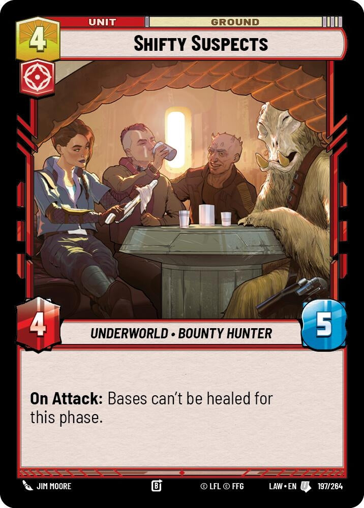Image for Shifty Suspects (197/264) (A Lawless Time) - Star Wars: Unlimited