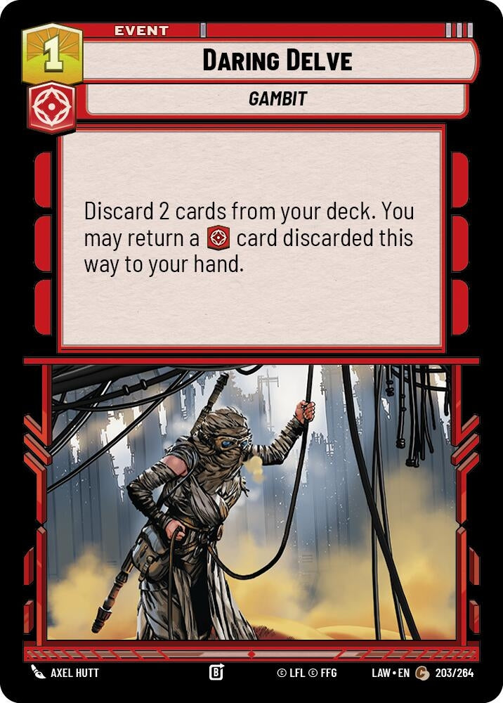Image for Daring Delve (203/264) (A Lawless Time) - Star Wars: Unlimited