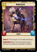 Image for Kage Elite (234/264) (A Lawless Time) - Star Wars: Unlimited