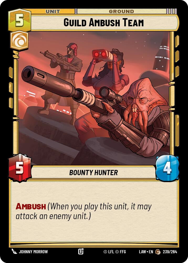 Image for Guild Ambush Team (239/264) (A Lawless Time) - Star Wars: Unlimited