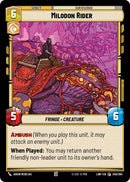 Image for Milodon Rider (240/264) (A Lawless Time) - Star Wars: Unlimited