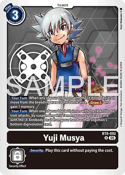 Image for Yuji Musya (Reprint) (BT8-092 R) (Advanced Booster Digimon Generation) (AD-01) - Digimon Card Game