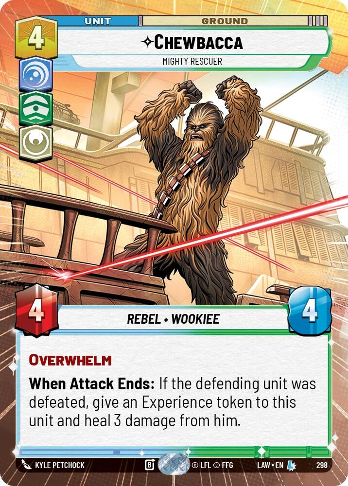 Image for Chewbacca - Mighty Rescuer (Hyperspace) (298) (A Lawless Time) - Star Wars: Unlimited