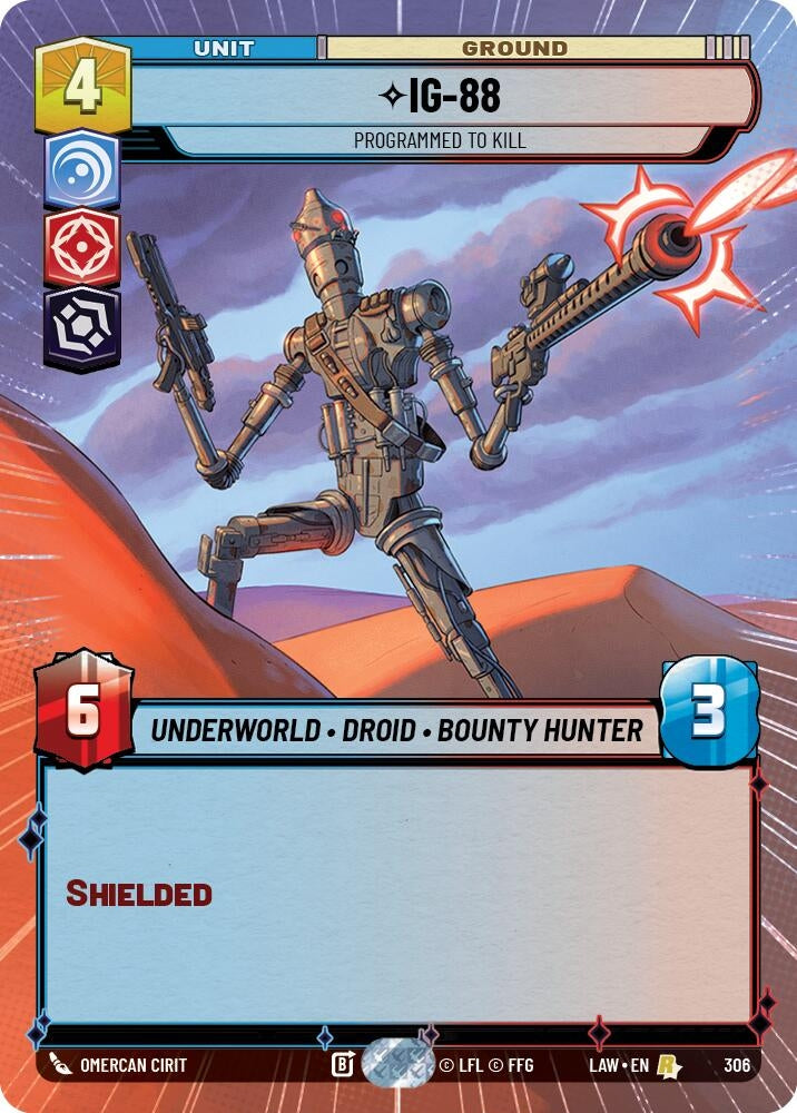 Image for IG-88 - Programmed to Kill (Hyperspace) (306) (A Lawless Time) - Star Wars: Unlimited