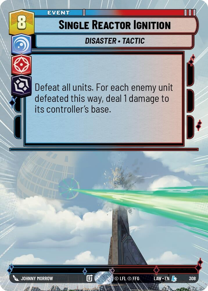 Image for Single Reactor Ignition (Hyperspace) (308) (A Lawless Time) - Star Wars: Unlimited